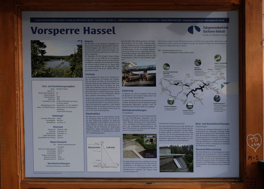 Peter Blei an der Hasselvorsperre