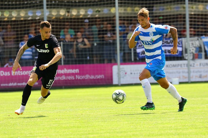 Torloses Unentschieden von Wacker Nordhausen gegen Chemie Leipzig