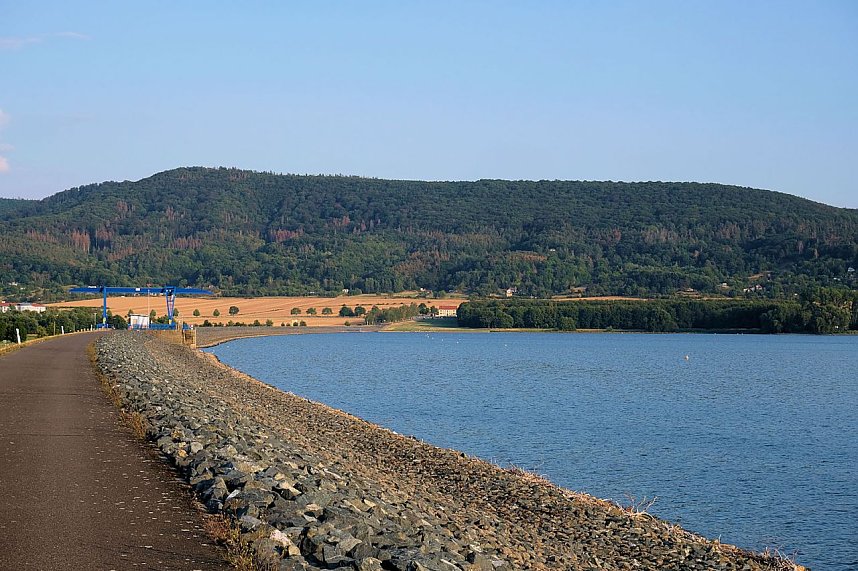 Peter Blei unterwegs am Stausee Kelbra
