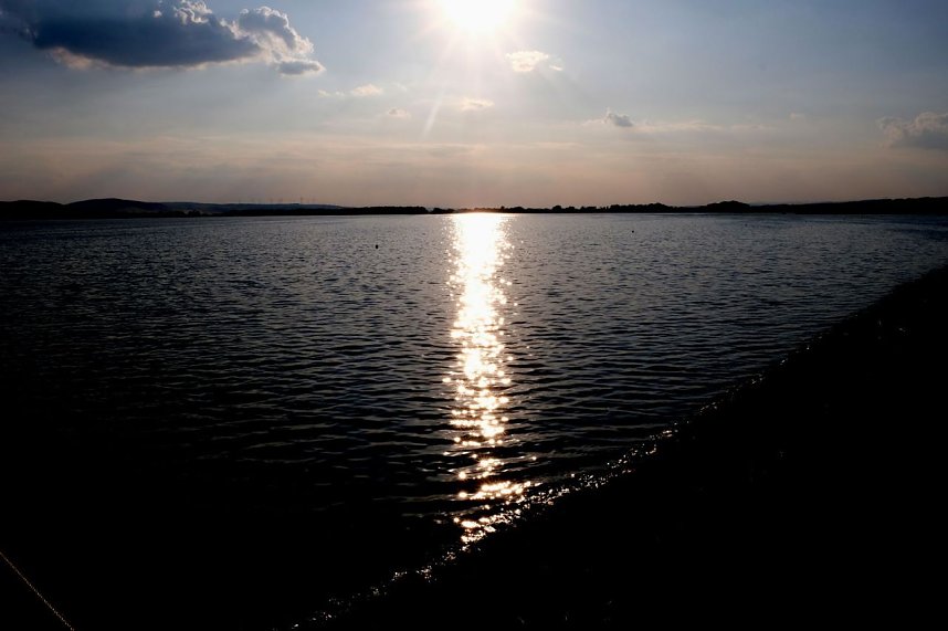 Peter Blei unterwegs am Stausee Kelbra