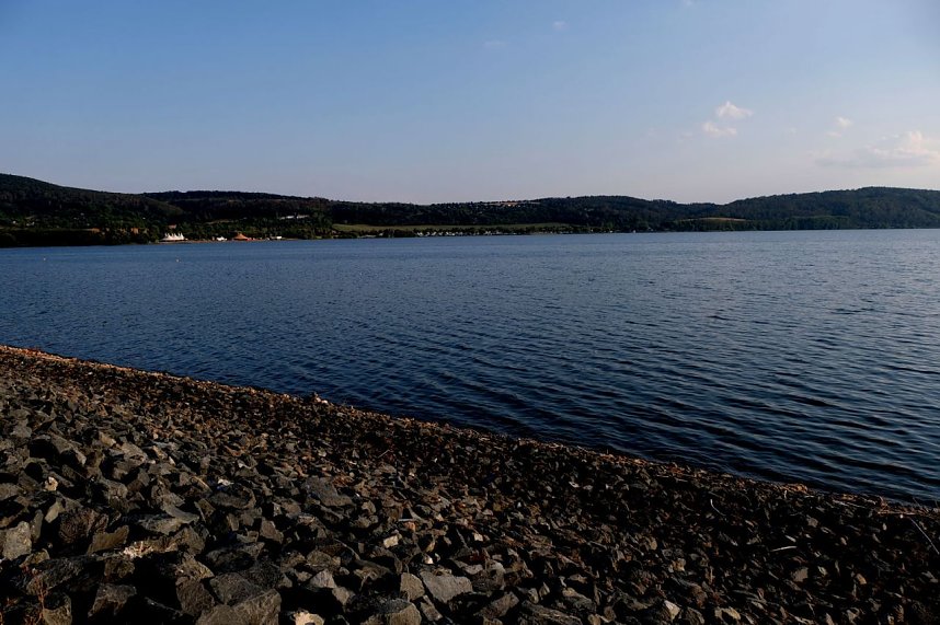Peter Blei unterwegs am Stausee Kelbra
