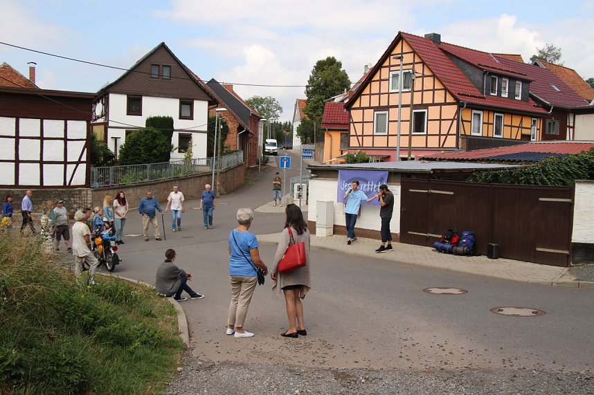 Dreharbeiten f&uuml;r "The Call" in Leimbach