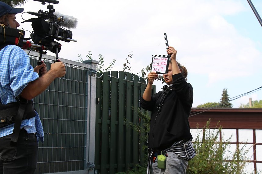 Dreharbeiten f&uuml;r "The Call" in Leimbach