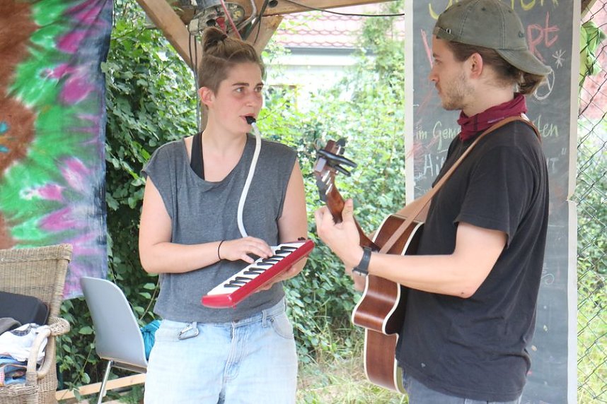 Sommerkonzert im Gemeinschaftsgarten