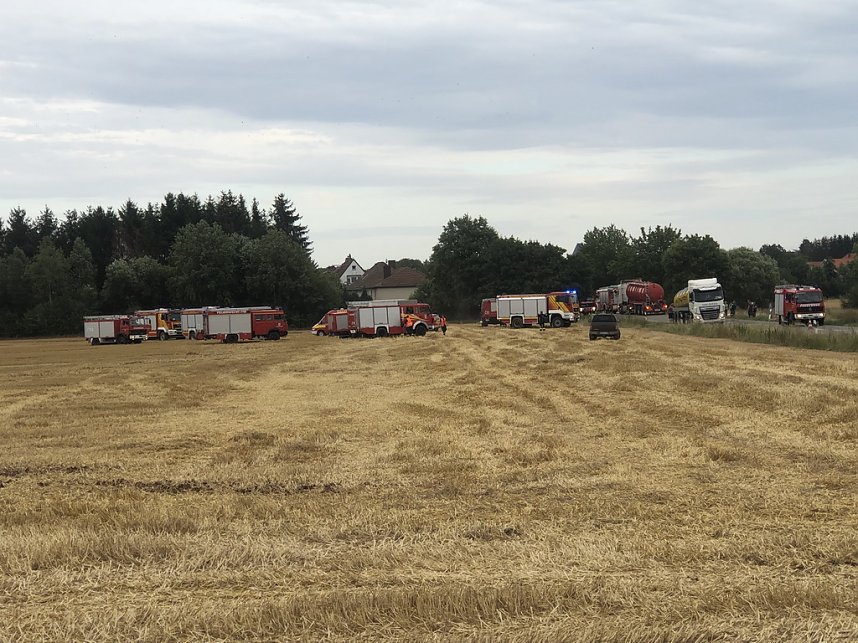 Feldbrand bei Hesserode