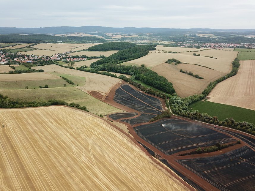 Feldbrand bei Hesserode