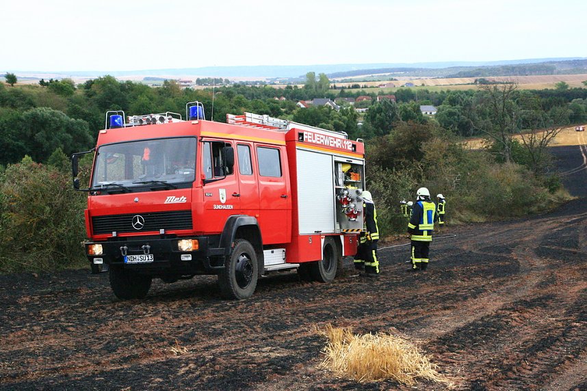 Feldbrand bei Hesserode