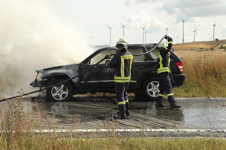 Komplett ausgebrannt