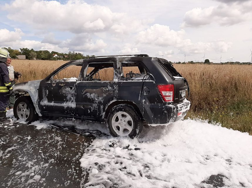 Komplett ausgebrannt