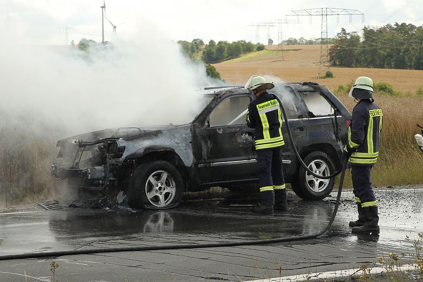 Komplett ausgebrannt