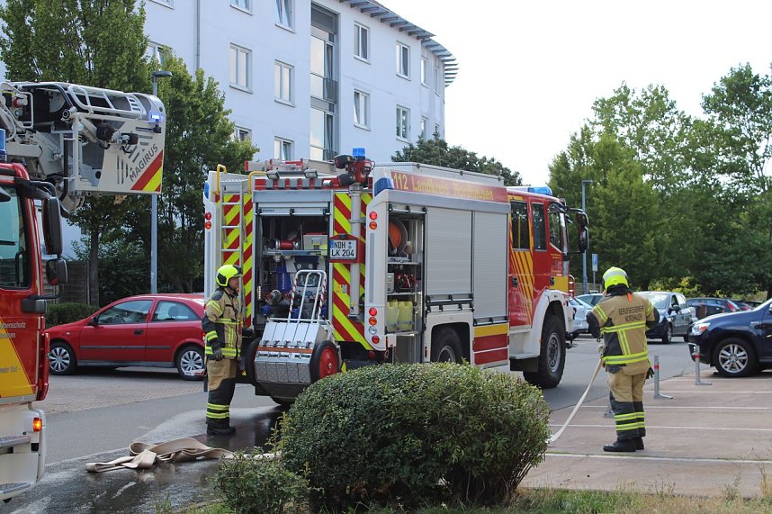 Kellerbrand in Nordhausen-Ost