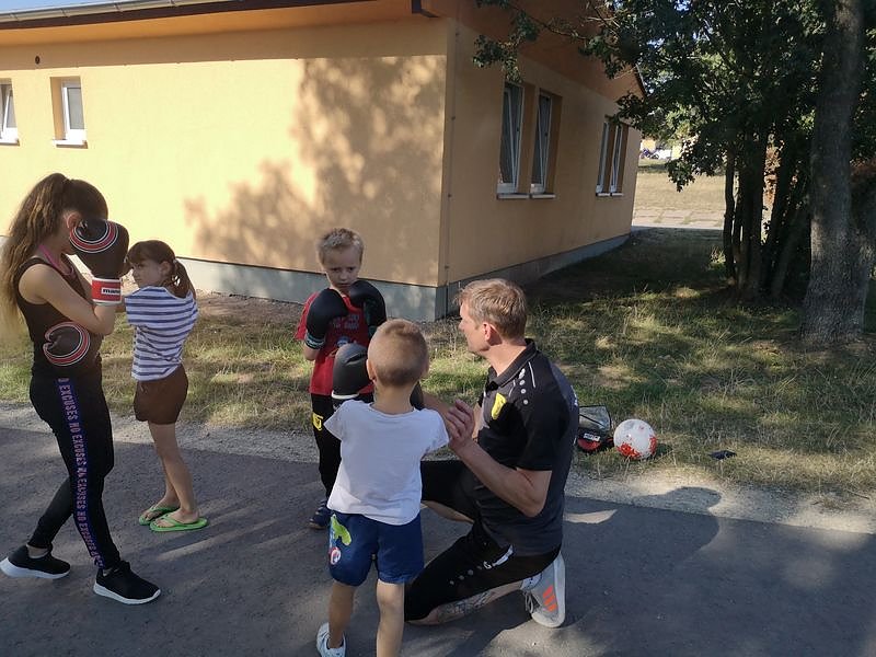 Fliegende F&auml;uste auf der Feuerkuppe - der BSG Altstadt 05 lud zum Trainingslager