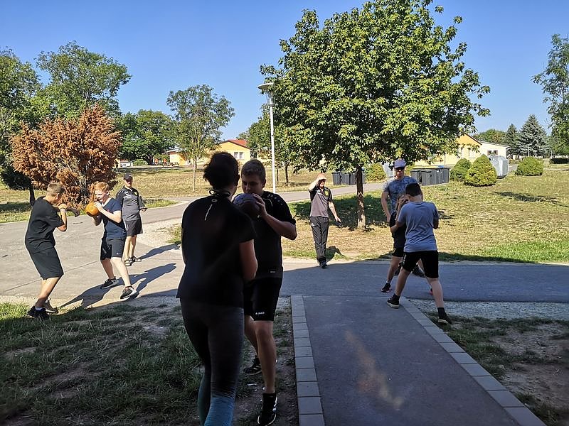 Fliegende F&auml;uste auf der Feuerkuppe - der BSG Altstadt 05 lud zum Trainingslager