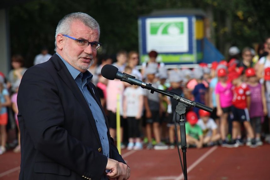 Schulanfangsaktionstag auf dem Hohekreuz-Sportplatz