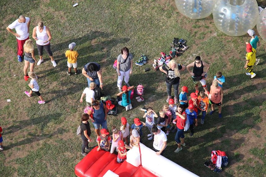 Schulanfangsaktionstag auf dem Hohekreuz-Sportplatz