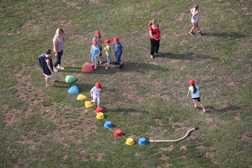 Schulanfangsaktionstag auf dem Hohekreuz-Sportplatz