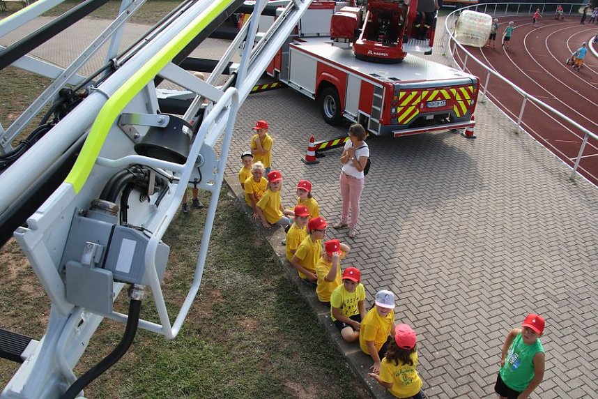 Schulanfangsaktionstag auf dem Hohekreuz-Sportplatz