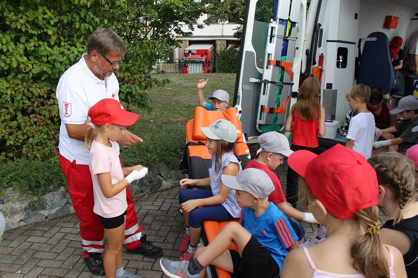 Schulanfangsaktionstag auf dem Hohekreuz-Sportplatz