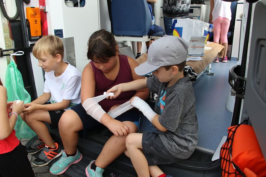 Schulanfangsaktionstag auf dem Hohekreuz-Sportplatz
