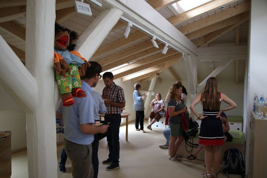 Im Kindergarten "Domino" soll ab n&auml;chster Woche wieder das Leben toben