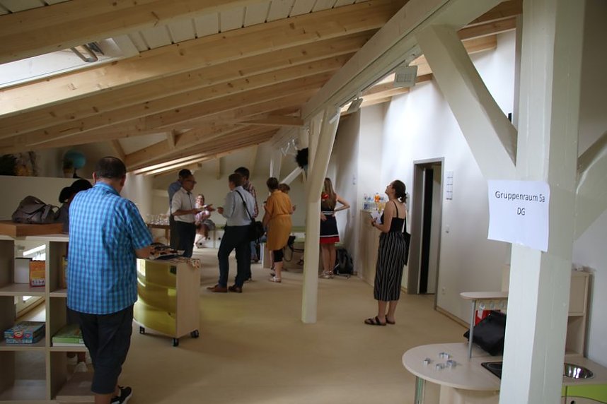 Im Kindergarten "Domino" soll ab n&auml;chster Woche wieder das Leben toben