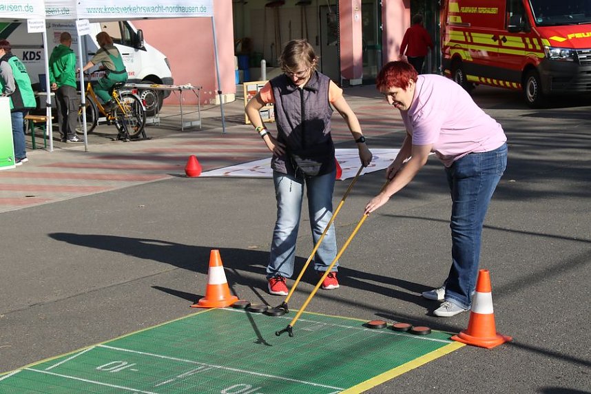 Verkehrssicherheitstag bei der Nordth&uuml;ringer Lebenshilfe