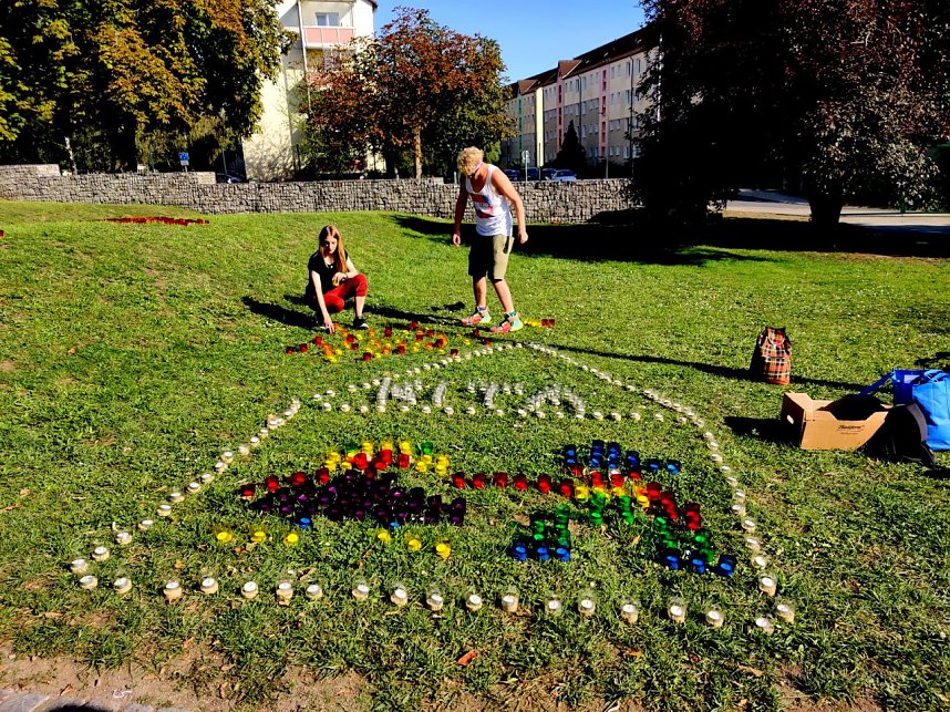 Lichterfest-Vorbereitungen