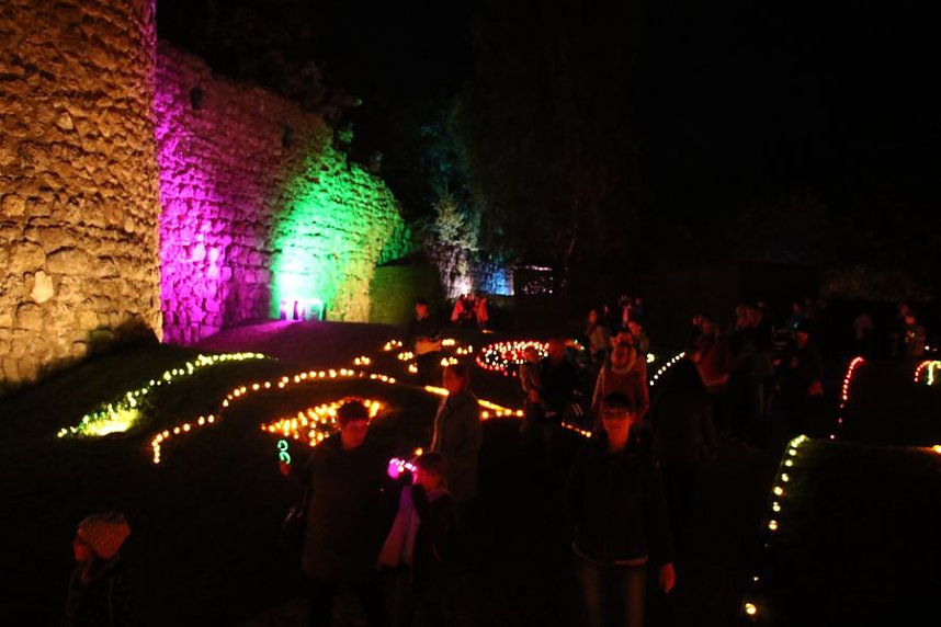 16. Lichterfest auf dem Petersberg