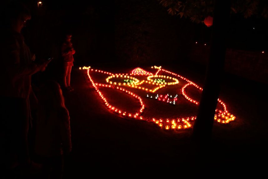 16. Lichterfest auf dem Petersberg