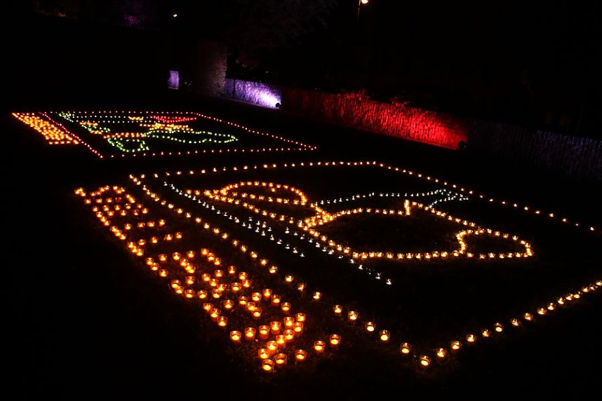 16. Lichterfest auf dem Petersberg