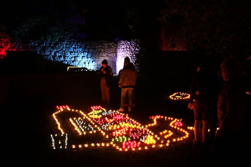 16. Lichterfest auf dem Petersberg