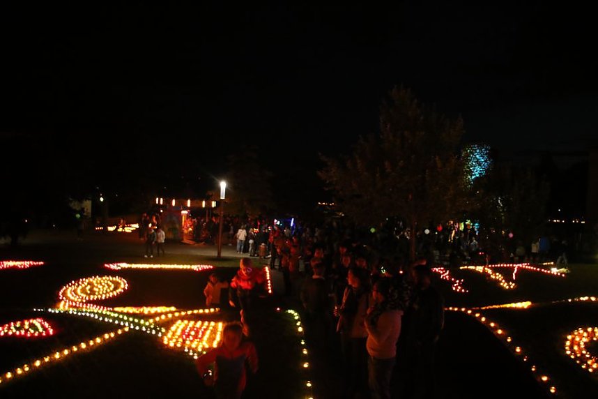 16. Lichterfest auf dem Petersberg