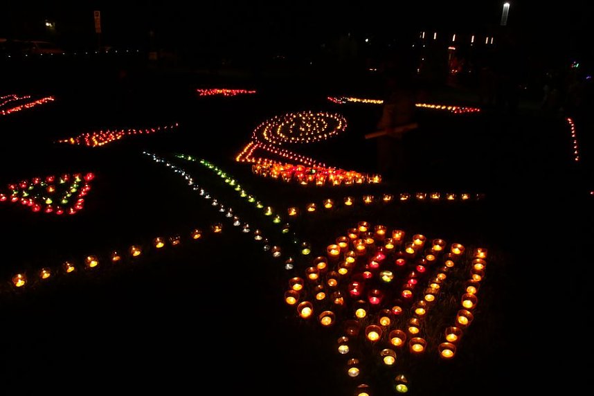 16. Lichterfest auf dem Petersberg