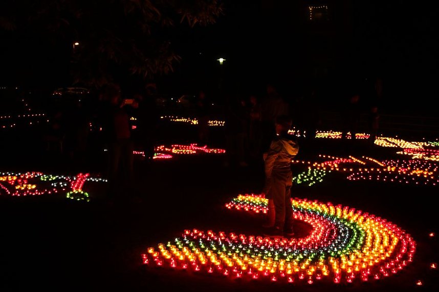 16. Lichterfest auf dem Petersberg
