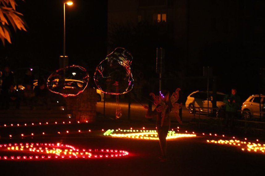 16. Lichterfest auf dem Petersberg