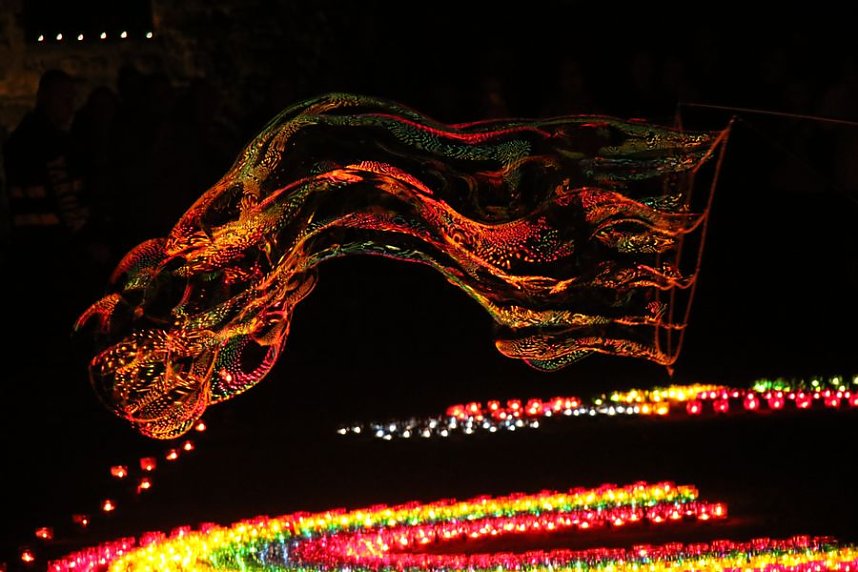 16. Lichterfest auf dem Petersberg