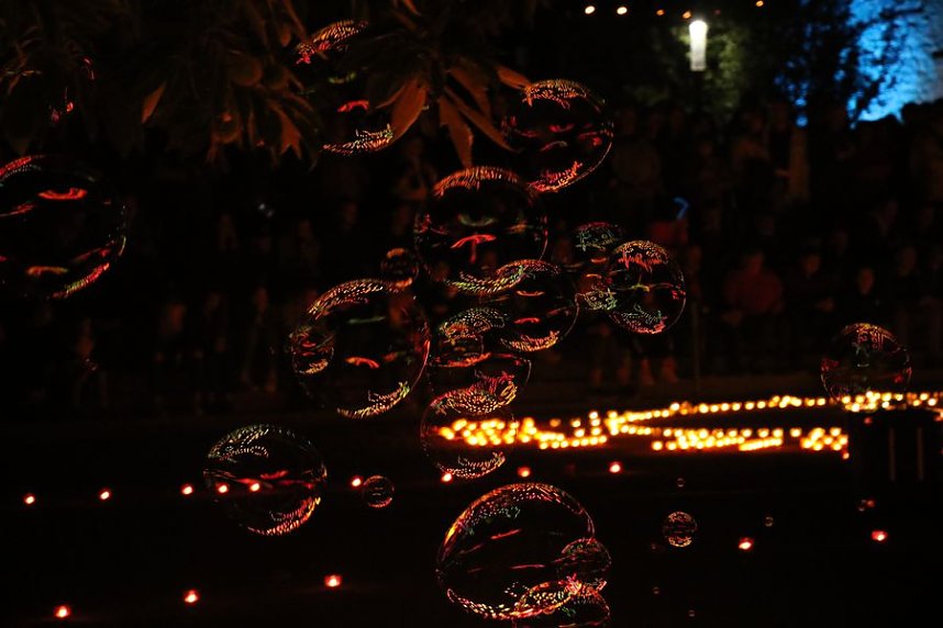 16. Lichterfest auf dem Petersberg