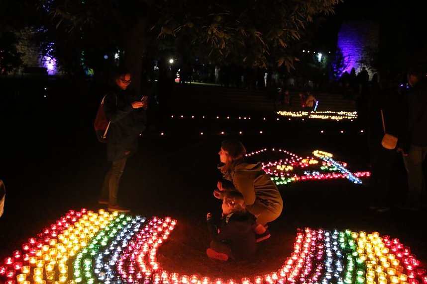 16. Lichterfest auf dem Petersberg