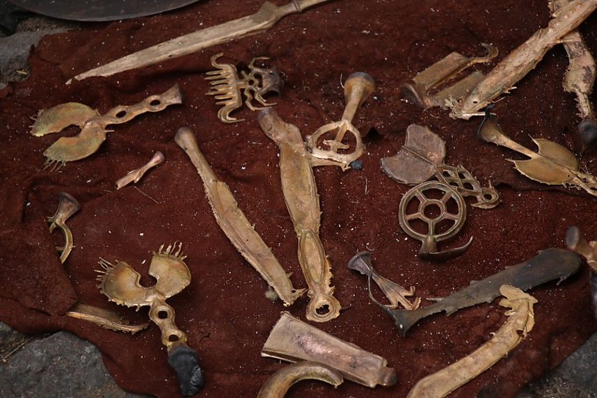 Arch&auml;ologie zum Anfassen beim Heringer Schlossfest