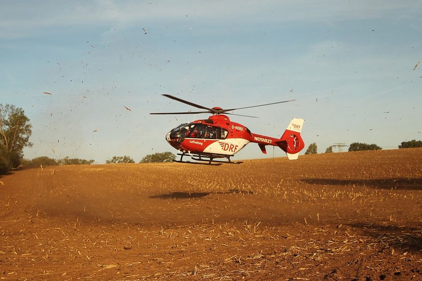 Unfall zwischen Wipperdorf und Nohra