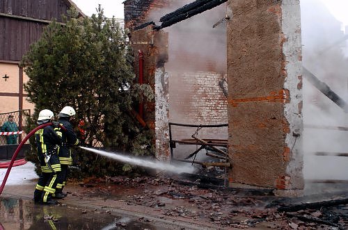 Brand in Harzungen