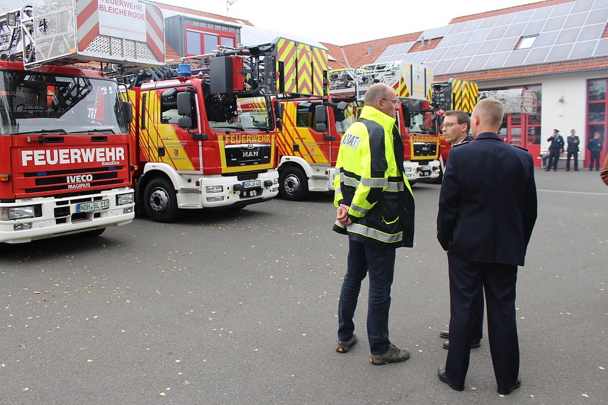 Drehleiter&uuml;bergabe Bleicherode