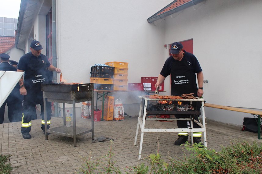 Drehleiter&uuml;bergabe Bleicherode