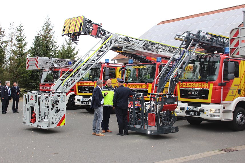 Drehleiter&uuml;bergabe Bleicherode