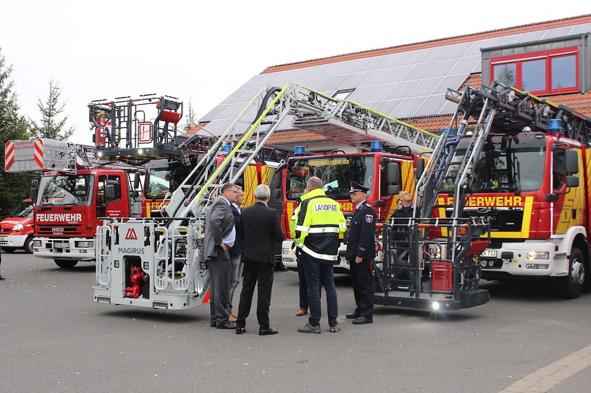 Drehleiter&uuml;bergabe Bleicherode