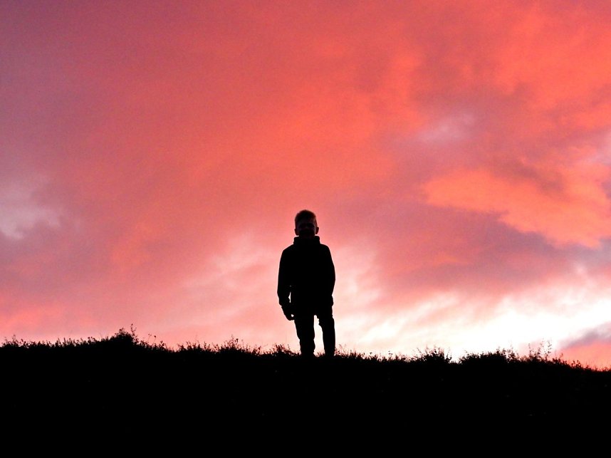 Abendstimmung am Stausee Kelbra