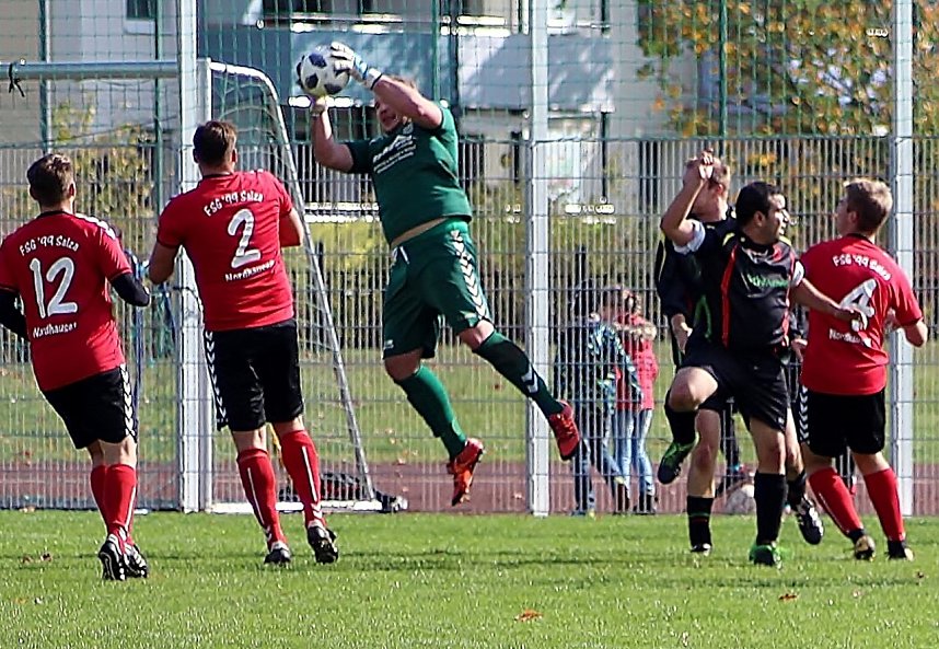 Pokalspiel: Salza intern