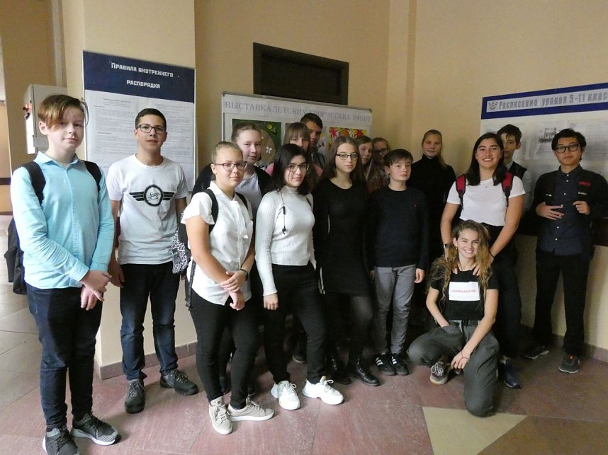 Junge Nordh&auml;user zum 6. Sch&uuml;leraustausch in Sankt Petersburg