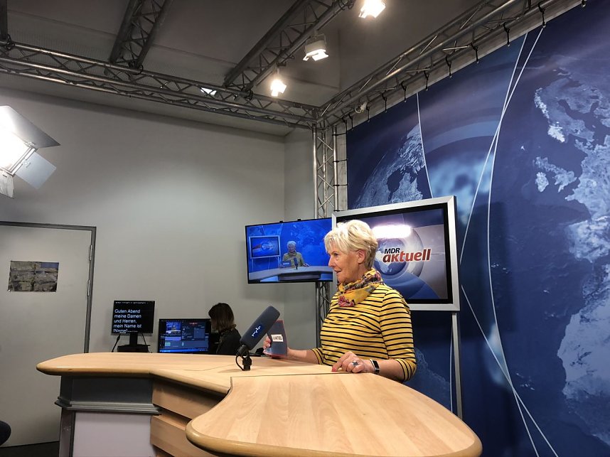 Zu Gast beim MDR in Leipzig