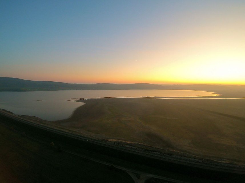 Die letzten Kraniche im Anflug